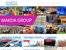 Tablet Screenshot of makdagroup.com